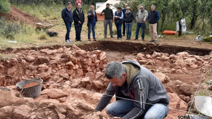 Imagen de las excavaciones este jueves. / Jta.
