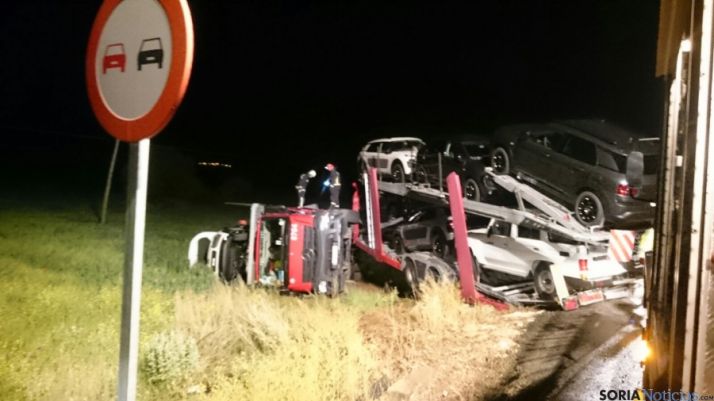 El accidente ha sido llamativo, pero sin daños personales