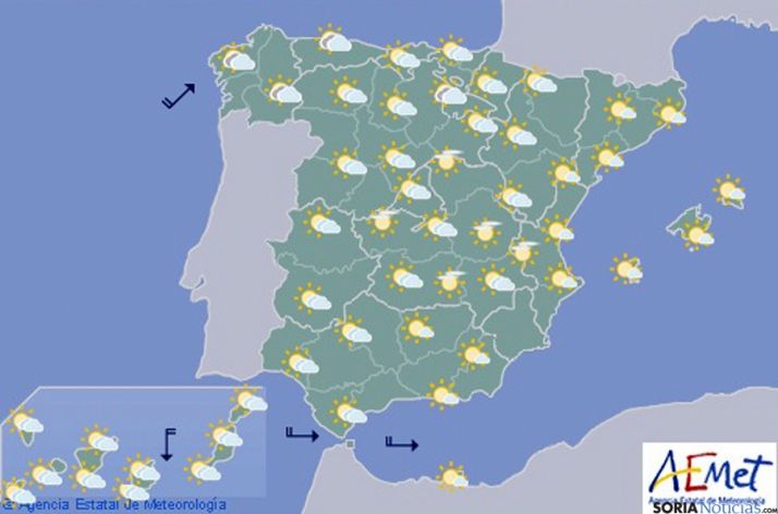 Previsiones para este viernes./aemet