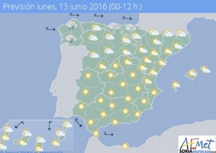 Sin cambios con máximas entre 26 y 29 grados