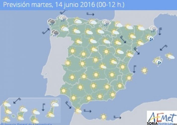 Temperaturas en descenso