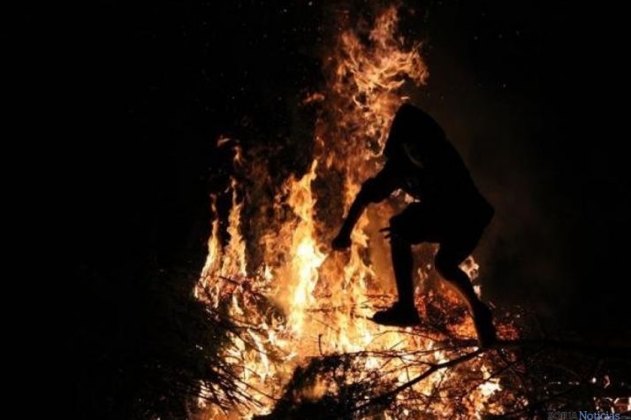Salto de la Hoguera en Vinuesa
