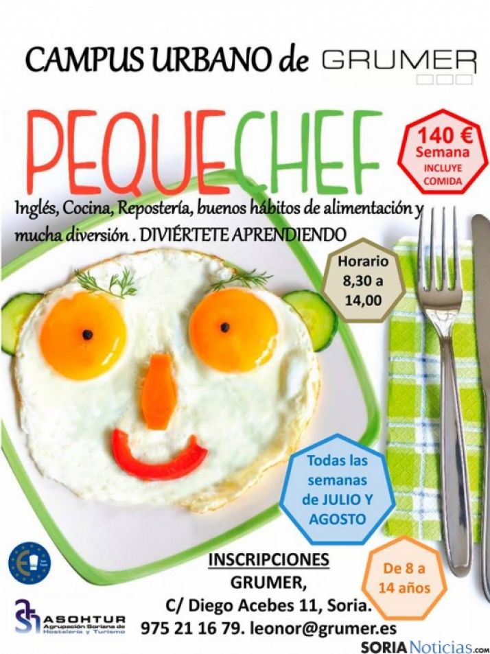 Cartel del campamento.