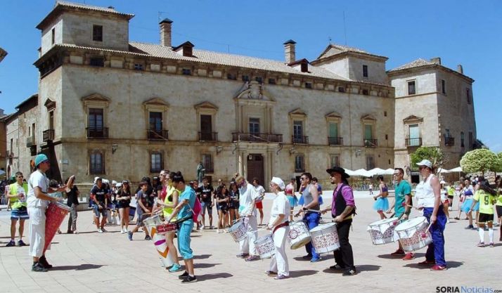Una de las imágenes de este sábado en Almazán. / OTA