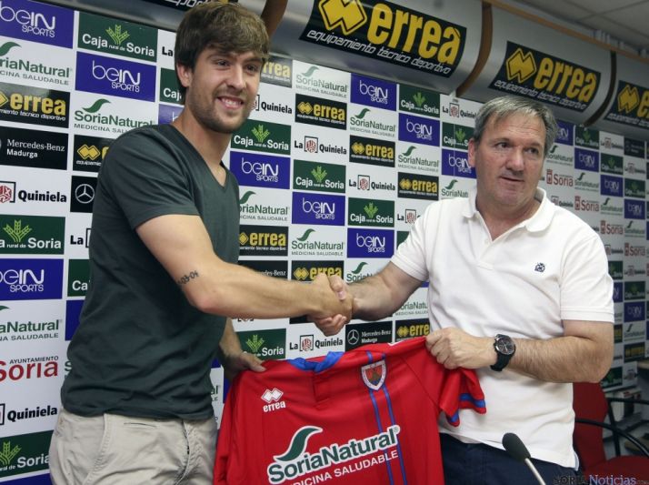 Aitor, en su presentación este viernes./SN