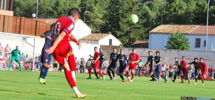 Imagen del partido de 2015, con 2-0 a favor del Atleti./SN