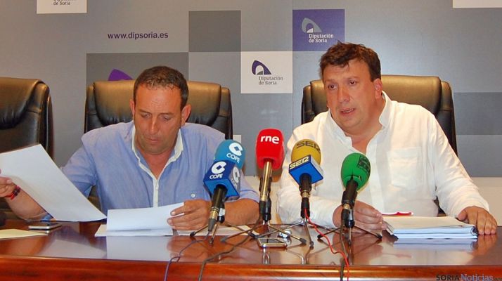 Raúl Lozano (izda.) y Jesús Cedazo. / Dip.