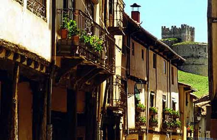 Una de las calles de Berlanga.