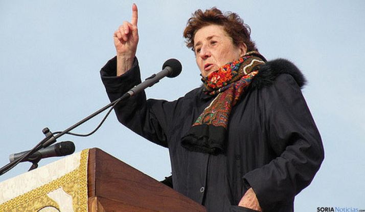 La olvegueña en una de sus apariciones públicas. /CNC