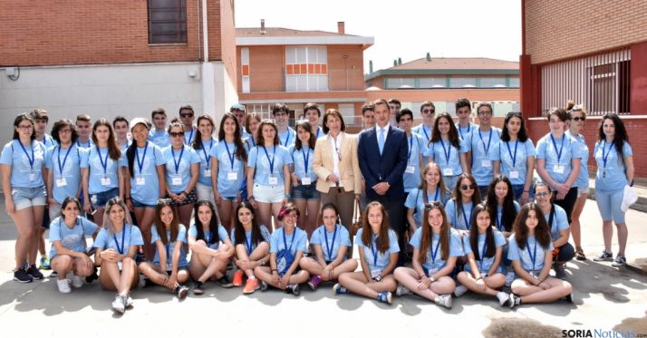 Los alumnos de Bachillerato participantes en la cita. / Jta.