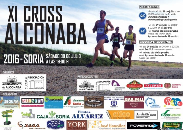 Cartel del  XI Cross de Alconaba.