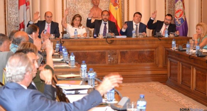 Pleno de la Diputación de Soria.