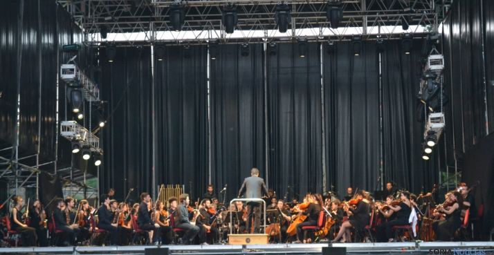 Imagen del concierto celebrado esta tarde. /SN