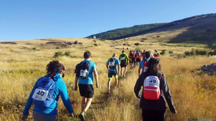 El ascenso por Beratón./CCMS