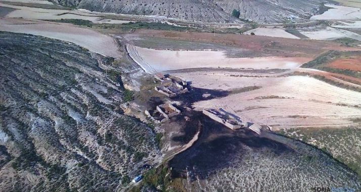 Imagen del área quemada./Jta.