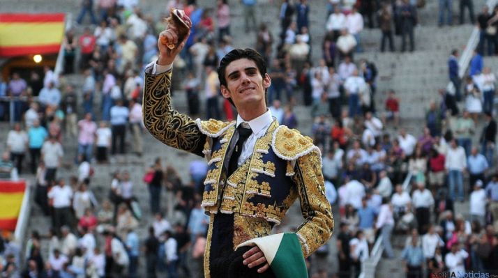 El malogrado torero tras una de sus faenas.