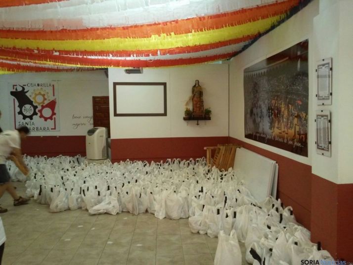 Los loclaes de cuadrilla esta mañana. SN