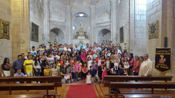 Ecuador celebra en Soria la fiesta de la Virgen del Cisne.