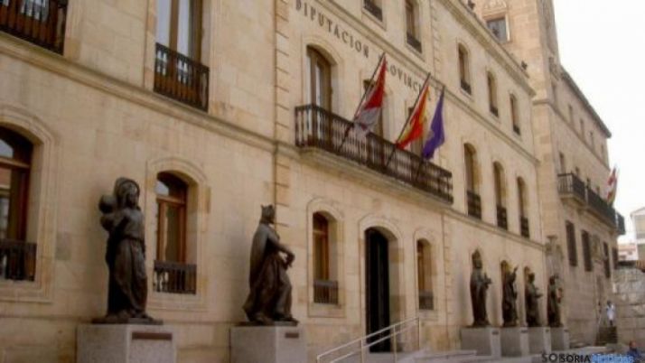 Fachada de la Diputación provincial de Soria.