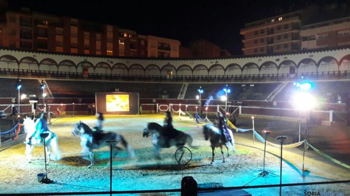 Imagen del espectáculo ecuestre.