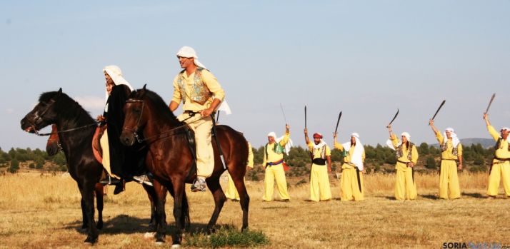 Imagen de la celebración de la Soldadesca. /Asociación Cultural Iruecha
