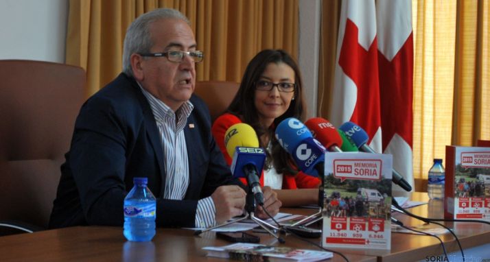 Modesto Fernández y Tania Irigoyen este martes. / SN