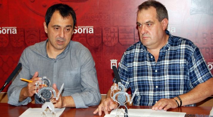 Muñoz (izda.) y De Pedro. / Ayto.