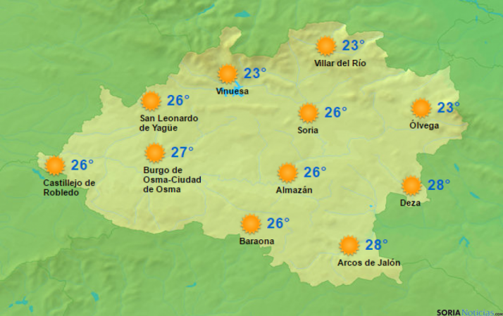 El tiempo en Soria. /www.tutiempo.net.