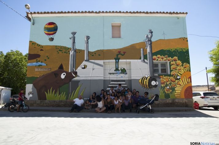 Mural de Pintura en Abión