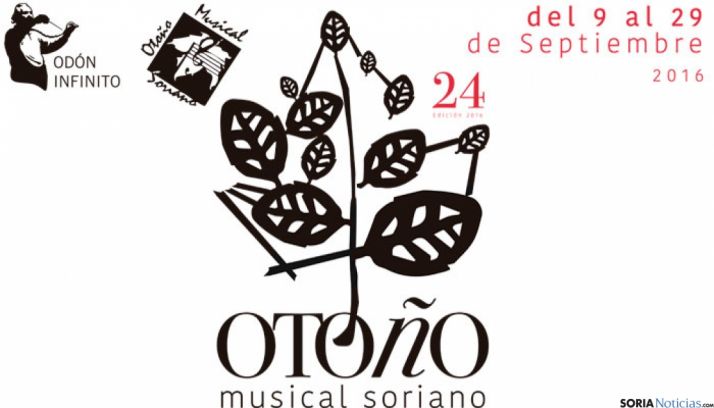 Cartel de la XXIV edición del Otoño Musical Soriano. 
