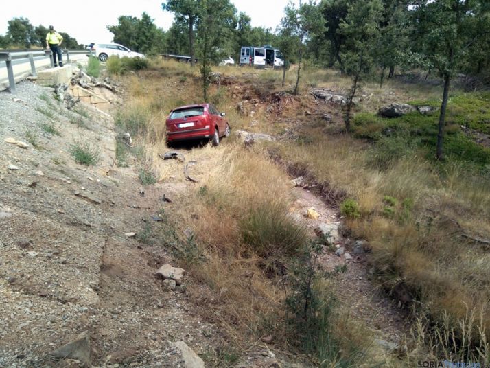Espectacular salida de la vía sin consecuencias. / Ainalb Alomar