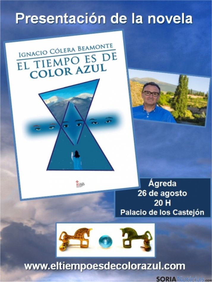 Ignacio Cólera presenta en Ágreda su libro El tiempo es de color azul