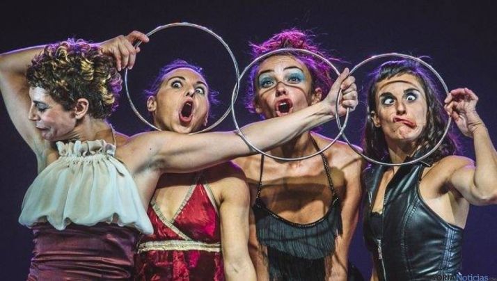 Uno de los grupos de la feria de teatro de 2016.