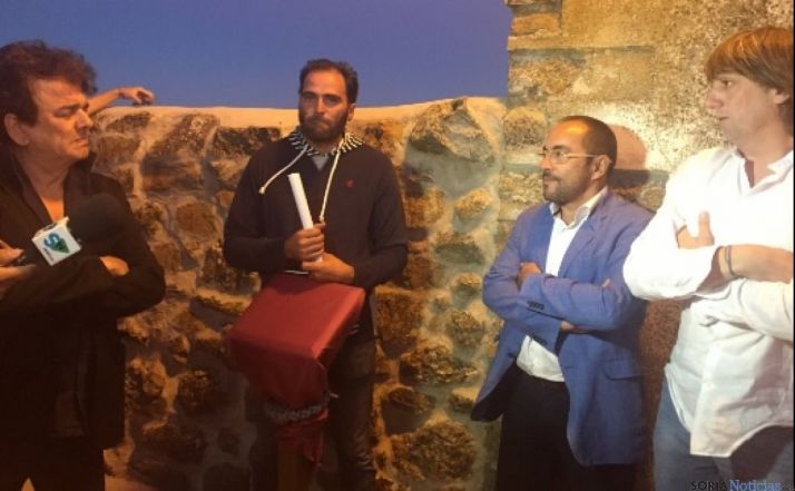 Luis Rey y Carlos Martínez, en la inauguración del parque