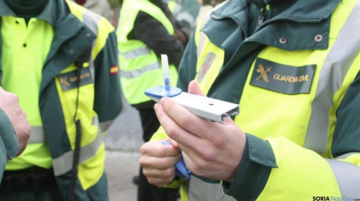 Guardia Civil en un control anti-droga