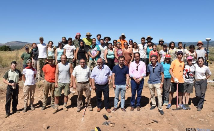 Eduardo Carazo, en el campo de trabajo de Numancia. /Junta