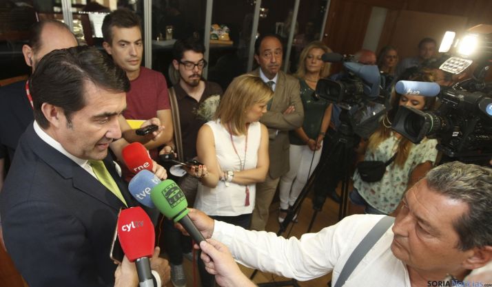 Visita del consejero de Fomento a Soria