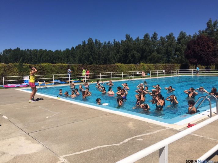 Actividad de acuagym en Monteagudo