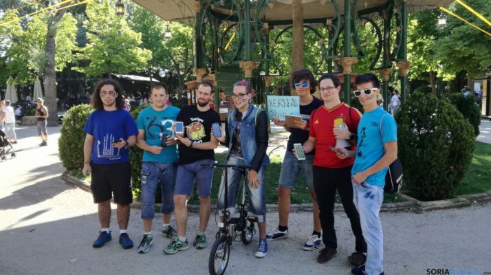 Pokequedada de esta tarde en el parque de la Dehesa, Soria.