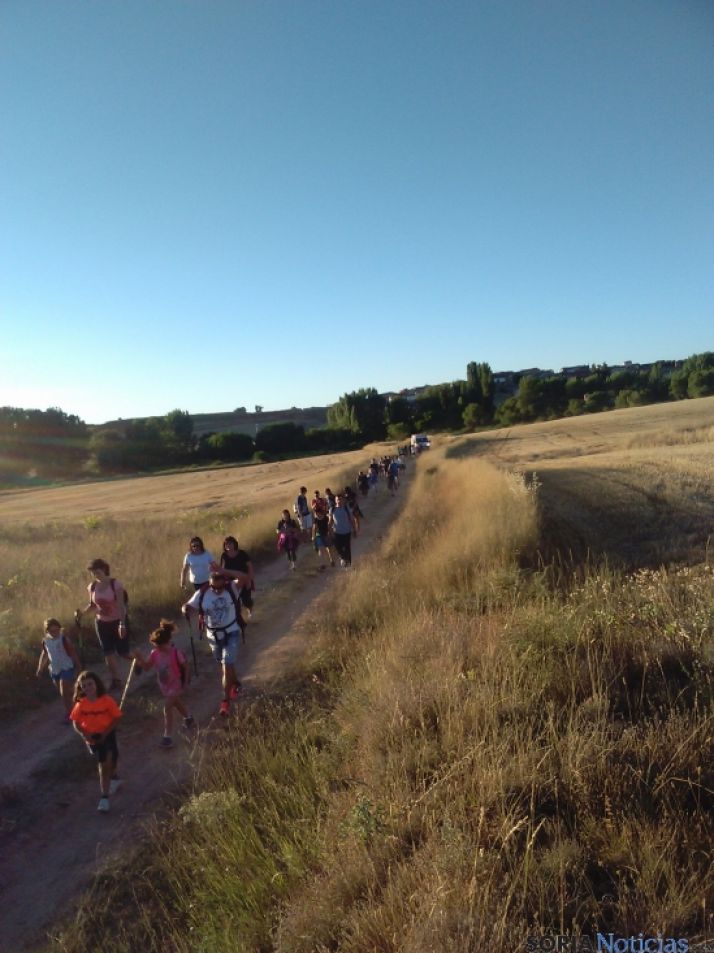 Ruta nocturna en Quintanilla de Tres Barrios.