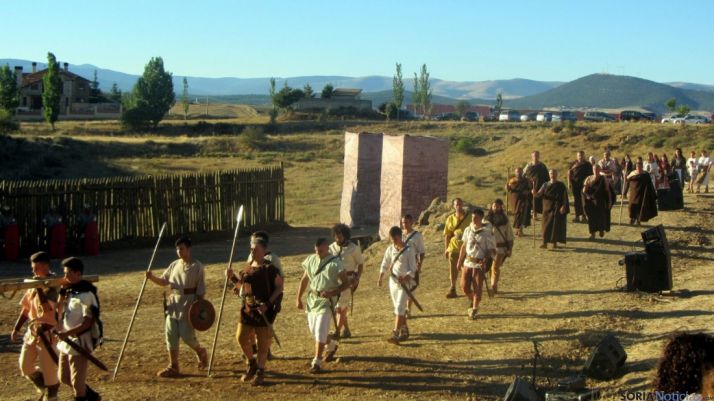 Representación de La Caída de Numancia en Garray