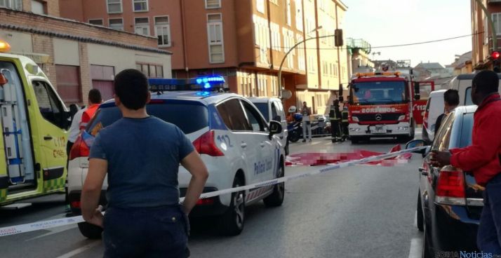 Imagen del lugar tras el trágico suceso. / SN