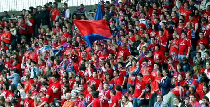 La afición numantina y el club, de enhorabuena. / SN