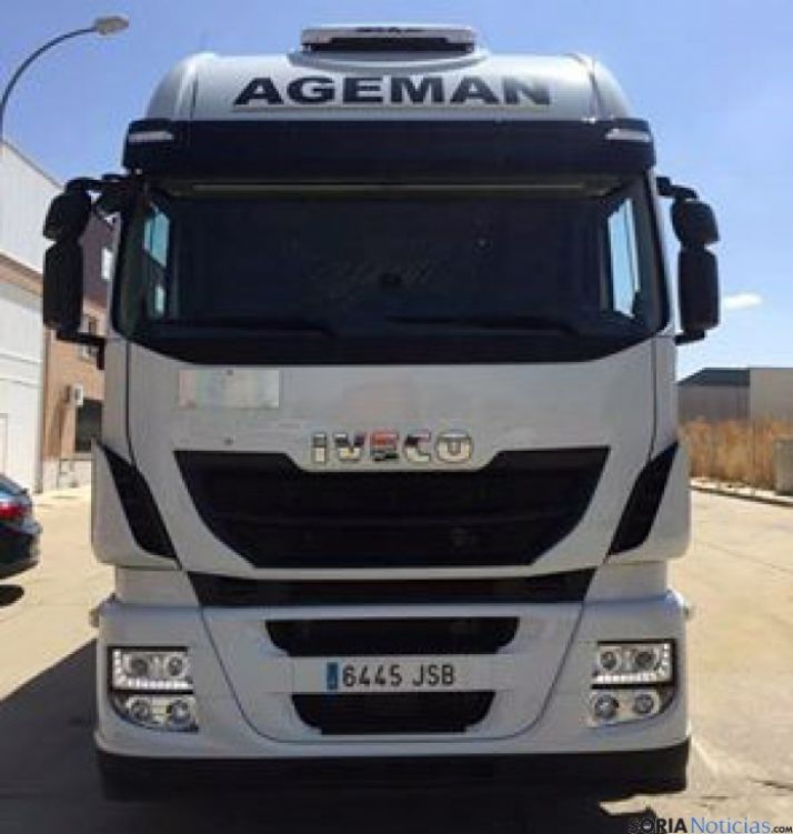 Camión robado en Salamanca./JDC