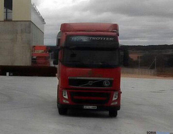 El camión robado, recuperado./SN