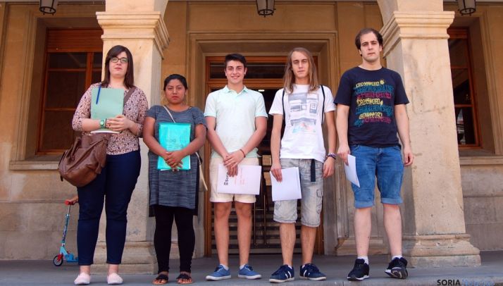 Los estudiantes becados por el Ayuntamiento./Ayto.