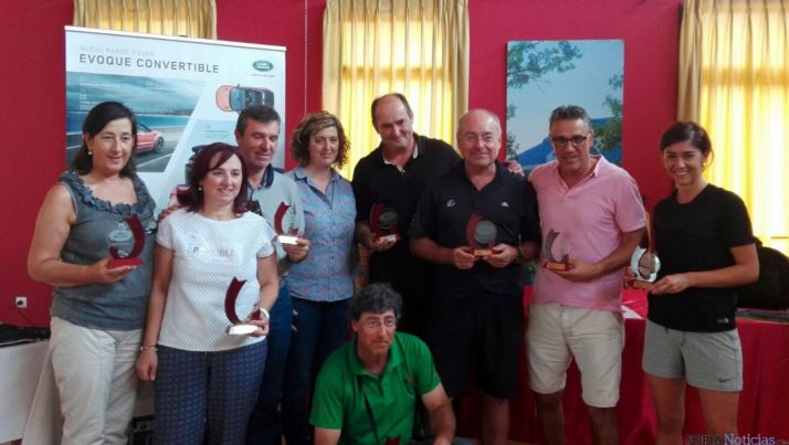 Los triunfadores de la prueba.