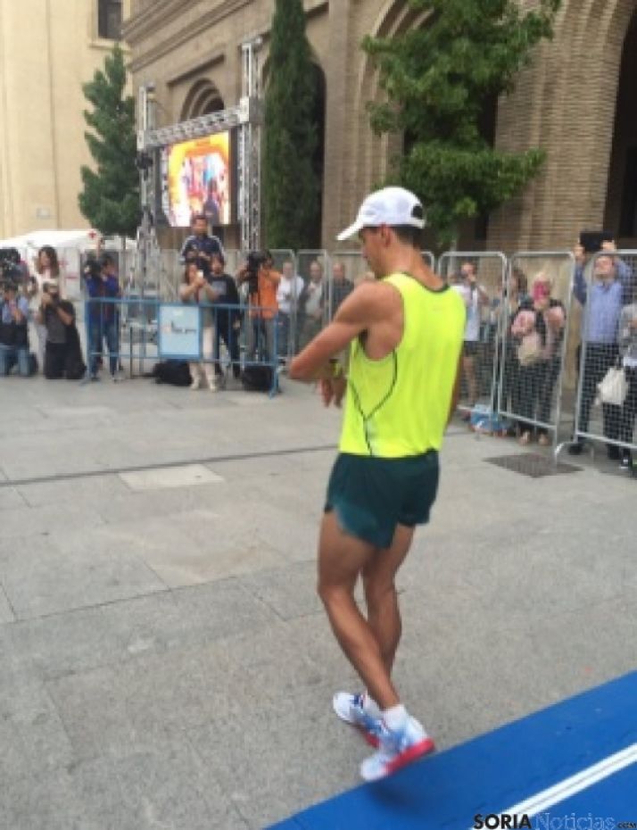 Enrique Fernández. / @MaratonZaragoza
