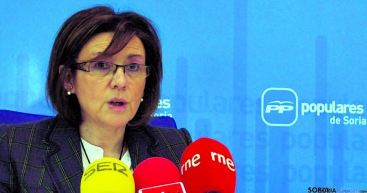 Mª Mar Angulo, presidenta PP de Soria. /SN