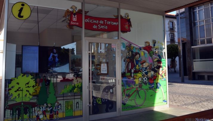 Oficina de turismo en Soria capital./SN